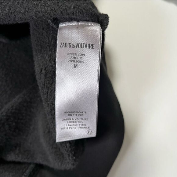 Zadig & Voltaire Love Amour Sweatshirt Medium - Picture 4 of 6